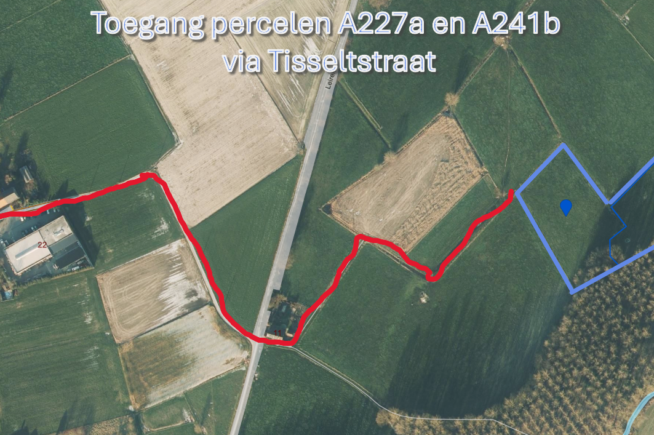 Ramsdonk – 2 percelen landbouwgrond – 12400 m2