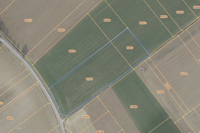 Twee aaneengesloten landbouwgronden (ca. 1 ha) te Landen (Wange)