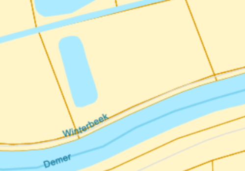 Particulier verkoopt weiland met vijver