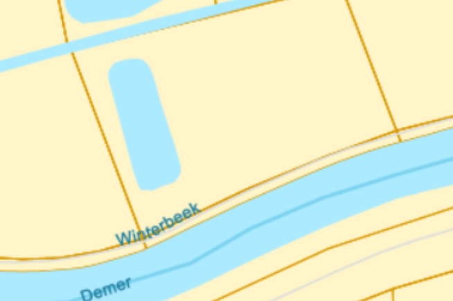 Particulier verkoopt weiland met vijver