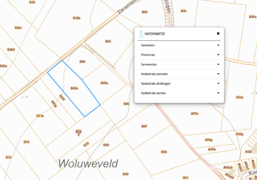 2 landbouwgronden te koop in Sint Stevens Woluwe, Zaventemse baan