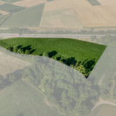 Landbouwgrond van 1ha36a02ca te Ketsingen