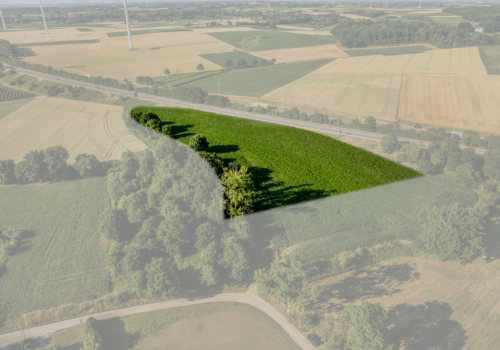 Landbouwgrond van 1ha36a02ca te Ketsingen